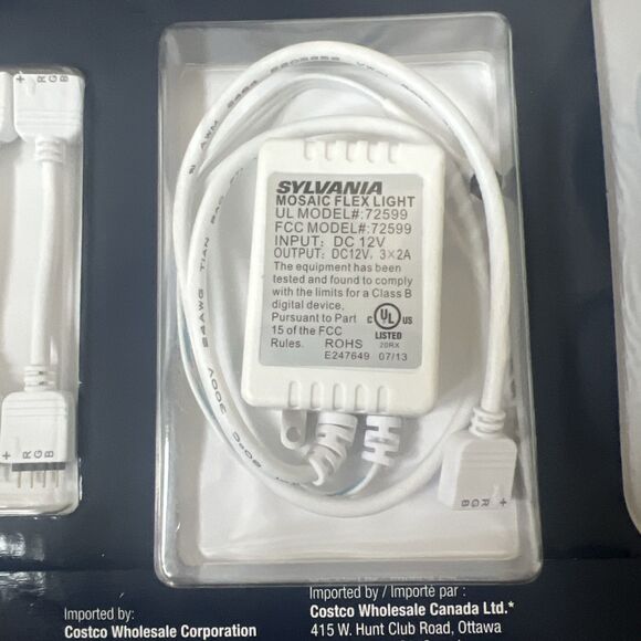 NEW Sylvania 12 ft. LED Flexible Multi Color Light Kit Wireless Remote Control - Picture 10 of 12